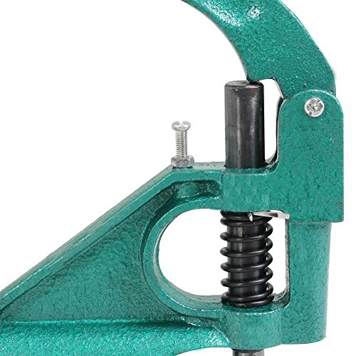 go2buy Heavy Duty 3 Die (#0#2#4) Grommet Machine Hand Eyelet Press Hole Punch Tool with 1500 Silver Grommets Eyelet