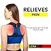Leramed Posture Corrector for Women Men - Effective and Comfortable Adjustable Posture Correct Brace - Posture Brace - Clavicle Support Brace - Posture Support - Upper Back Pain Relief