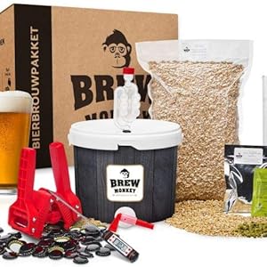 Brew Monkey Compleet IPA Bierbrouwpakket | 5 Liter | Bier Brouwen in je Eigen Keuken | Bier Brouw Pakket met Verse…