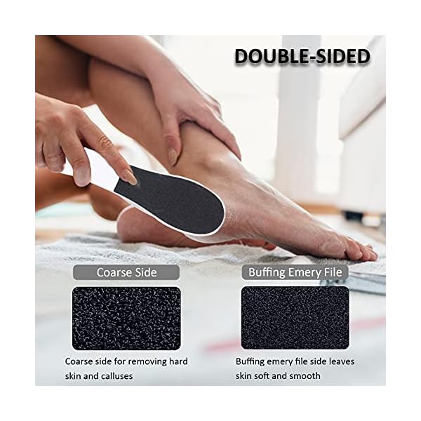 Foot-Scraper-Kit-Double-Sided-Foot-File-Hard-Skin-Callus-Remover-Feet-Care-Stainless-Steel-Pedicure-Tool-with-Case-Foot-File-Heads-10-Replacement-Blade-for-Dry-Callus-Dead-Cracked-Skin Foot Scraper Kit + Double-Sided Foot File, Hard Skin Callus Remover Feet Care, Stainless Steel Pedicure Tool with Case…