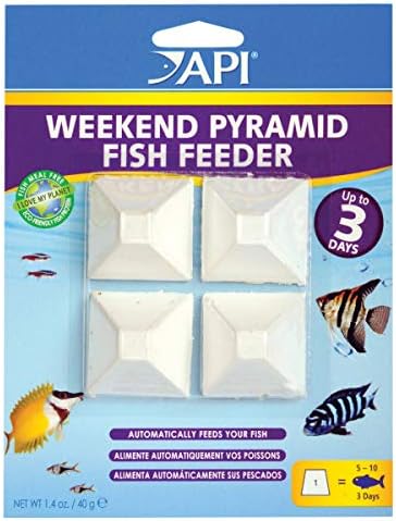 Amazon Com Api Weekend Pyramid Fish Feeder 3 Day Automatic Fish
