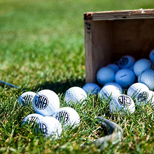 Man Crates Personalized Golf Balls Crate Includes 30 Monogrammed Golf