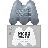 MARS MADE Niacinamide Facial Bar with Black Sesame - Nourishing & Moisturizing Face Wash Soap Bar for All Skin Types - Vegan & Travel-Friendly Korean Skincare (95g, 3.35 oz)