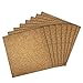 Thornton's Office Supplies Modular Frameless Cork Mini Wall Bulletin Board Tiles with Adhesive, Natural, 12 inch x 12 inch, Frameless (8 Pack)