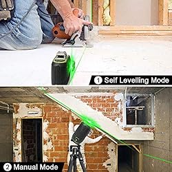 Huepar 3D Green Beam Self-Leveling Laser Level