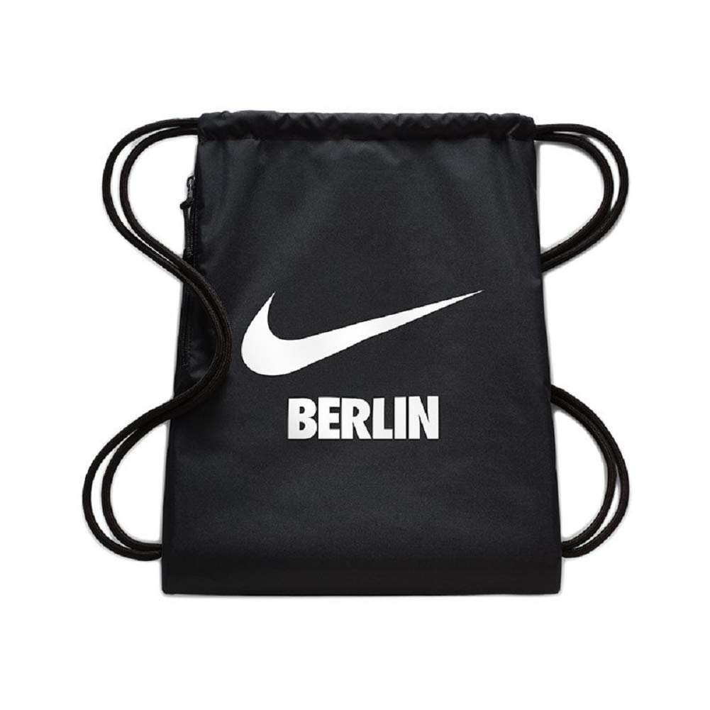 Nike 2018 Drawstring Bag, 45 cm, Multicolour (Negro/Blanco)