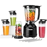 Nutribullet Digital Smart Touch Combo with Single-Serve Cups 1500 Watt Large Capacity Blender