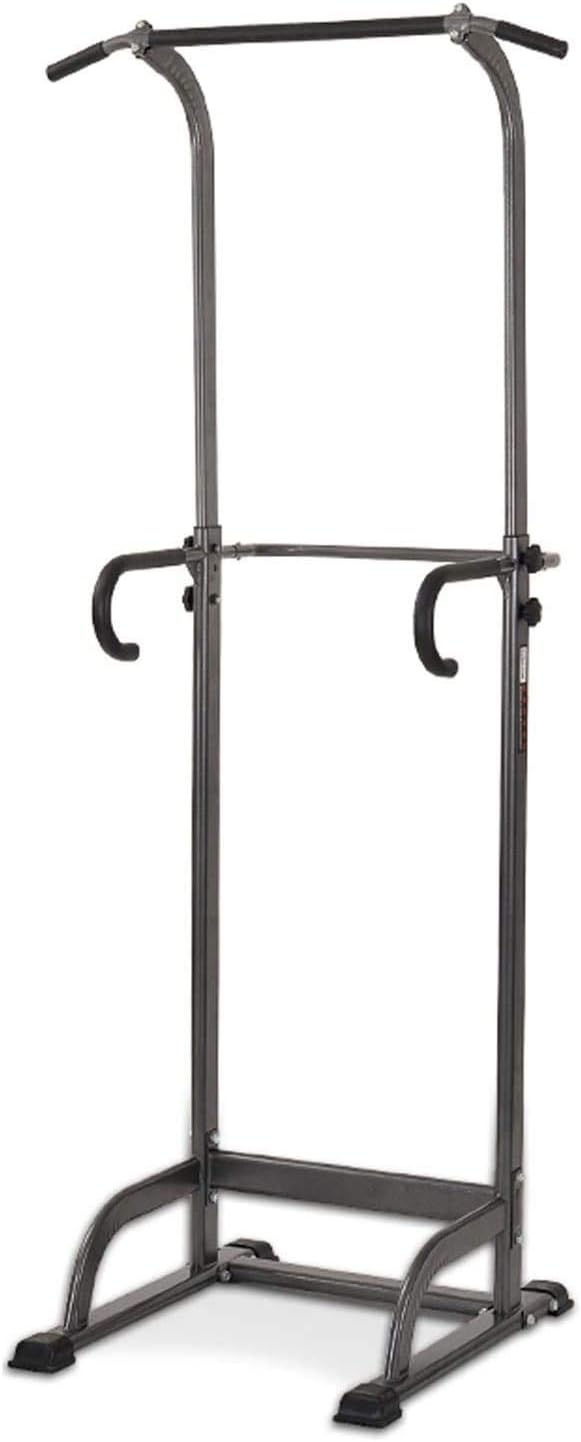 MGIZLJJ Adjustable Power Tower Pull Up Bar Workout Dip Station Multi-Function Push Up bar for Home Gym Strength Training Fitness Equipment