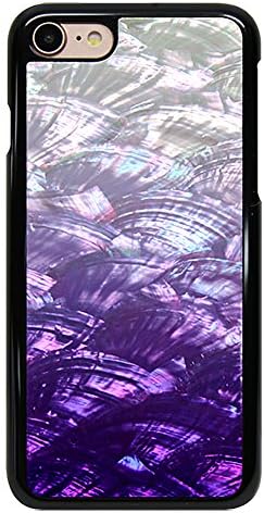 ARTIMO iPhone 7 Natural Mother of Pearl Case with Korean Traditional Pictures and Patterns Purple
