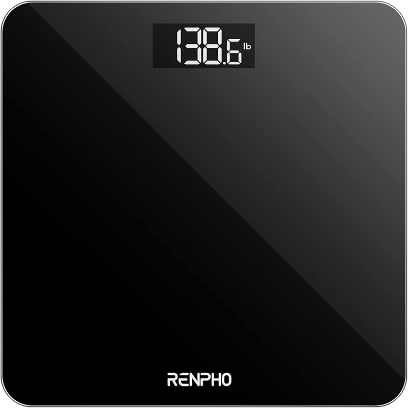 RENPHO Weighing Scales Body Weight Digital Scale LED Display Black Core 1S