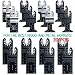 Pondelo Oscillating Saw Blades Multitool Universal Quick Blade Kit - Skill Cutting Metal and Wood Bimetal Compatibility with Bosch Dremel Master Ridgid Ryobi Milwaukee Rockwell Fein Multimaster primary