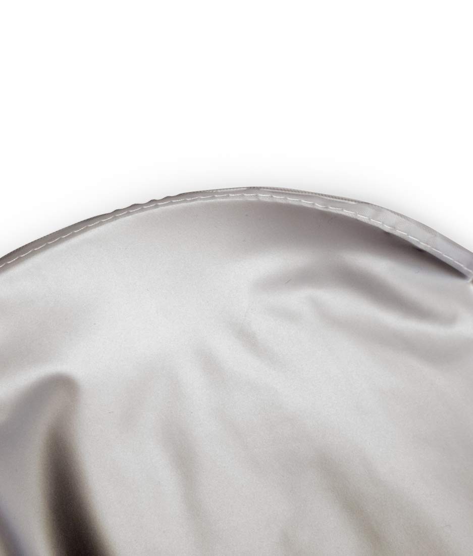 Betty Dain Jumbo Shampoo Cape, Durable, Waterproof, Stain-resistant Vinyl, Oversized Dimensions, Convenient Touch-and-close Fastener or Hook-on Closure, 45 inches wide x 54 inches long, Silver : Hair Care Products : Beauty