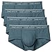 DAVID ARCHY Men's 4 Pack Classic Cut Cotton Modal Pouch Briefs