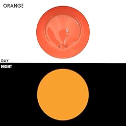 Artecho Glow in the Dark Paint, Neon Orange Paint