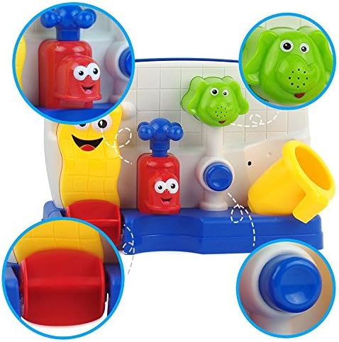 eonkoo Baby Bath Toy Kids 'Spray faucet Play Plastic Multicolor Wash Toys Spray Water Shower Gift