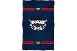 Vive La Fete Bath Towels 100% Polyester Florida Atlantic Owls Premium Blue Beach Bath Towel 31 x 51 - Towels for Spa & Beach