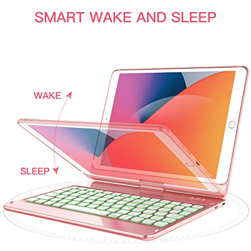 iPad 9th Generation Keyboard Case 10.2 inch (2021), 8th / 7th Gen, Air