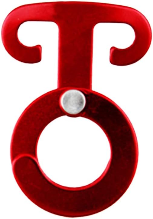 Equipment Useful Wind Rope Buckle O-style Aluminum Alloy Hanger Cord Hook