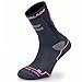 Rollerblade High Performance Women's Socks, Inline Skating, Multi Sport, Black and Fuchsia