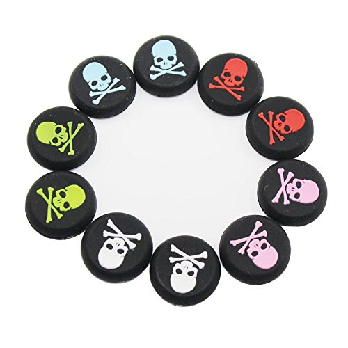 CHENBO Slicone Skull Analog Controller Joystick Thumbstcks Ciaps Thumb Stick Grips Caps Cover for PS4 PS3 Xbox One/360 Controllers