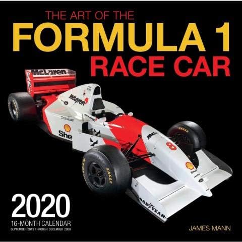 2020 The Art of FORMULA 1 Race Car WALL CALENDAR