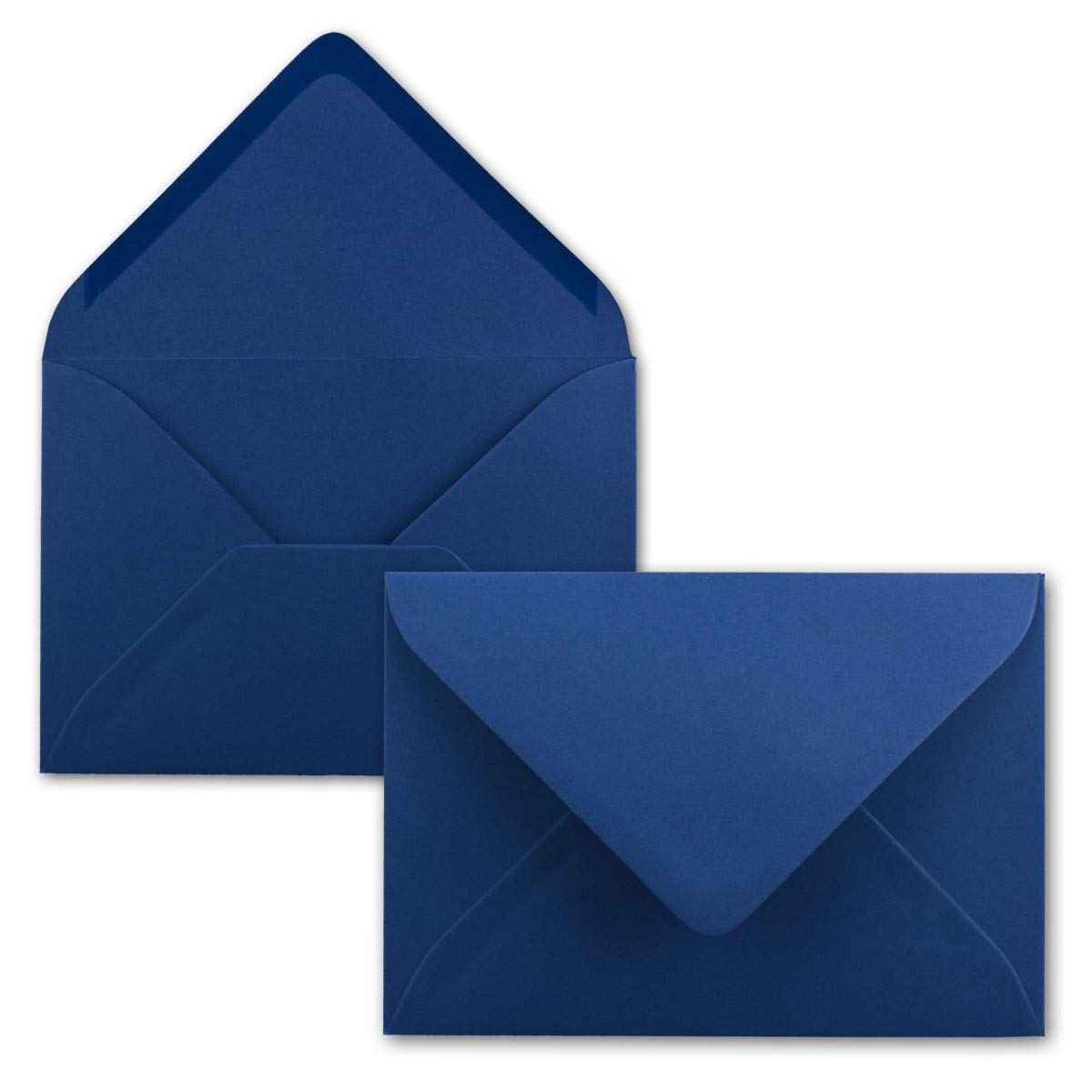 Mini envelopes, 5.2 x 7.6 cm, with Wet Seal for Flower Greetings, Greeting Cards, Tags and Gifts, FarbenFroh by Gustav Neuser. 50 Umschläge 17-Night Blue