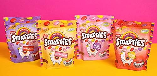 Smarties 'Llama with No Drama!' Edition 105g (Pack of 4)
