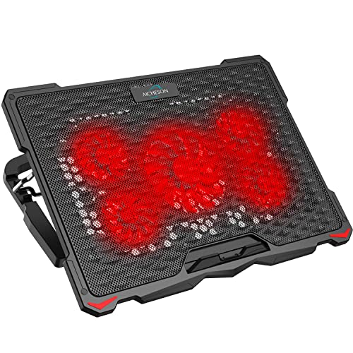AICHESON Laptop Fan Cooling Pad for 15.617.3 Inch Laptops, 5 Cooler