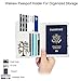 WALNEW RFID Blocking Passport Holder Travel Passport Cover Case Cards Carrier Wallet Case for Men/Women