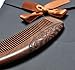 Wood Comb，Wooden hair comb，100% Natural Sucupira Comb-Anti Static (Fine Tooth-5.9 Inch)