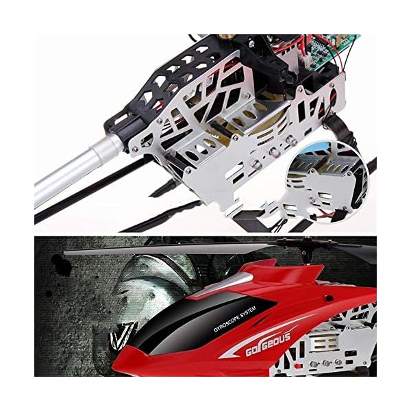 Spielzeug Modell RC Hubschrauber LED Indoor Outdoor Hubschrauber Stabil Leicht zu erlernen Gute Bedienung Junge… – Bild 5