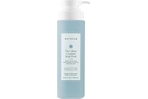 Naturium The Calmer Ceramide Body Wash, Fragrance-Free, Cleansing & Moisturising for Dry, Sensitive Skin, Dermatologist-Teste