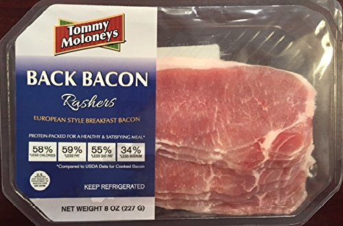 Irish Rashers Sliced Breakfast Bacon 5 Packs X 8 Oz Each Amazon Com Grocery Gourmet Food