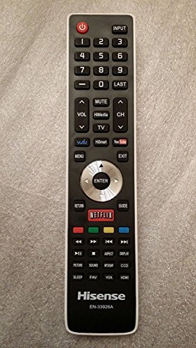 thumbnail interactive-video image 1 of Replacement Hisense EN-33926A TV Remote – Fits 40K366WN, 32K20W, 32K20DW, 433MHz, ABS 1 of 2