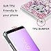 Caka Galaxy Note 9 Case, Galaxy Note 9 Glitter Case Liquid Series Sparkle Fashion Bling Luxury Flowing Liquid Floating Glitter Soft TPU Clear Case for Samsung Galaxy Note 9 (Rose Gold)