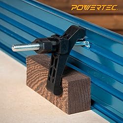 POWERTEC 71661-P4 Mini T Track Hold Down Clamps