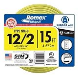 Southwire 28828226 12/2 15' NM-B W/G WIRE