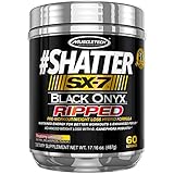 MuscleTech Shatter Sx-7 Black Onyx Ripped Pre Workout with 60 Servings, Raspberry Lemonade, 487 Gram