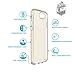 Speck Products Presidio Clear + Glitter Cell Phone Case for iPhone 7, iPhone 6/6S - Gold Glitter/Clear