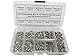 HVAZI 200pcs Metric M2.5 M3 304 Stainless Steel Hex Socket Head Cap Screws Assortment Kit