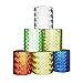 Viewm Waterproof Reflective Tape Outdoor Night Mailbox Reflector Safety Sticker Warning Tape, 2 inches × 3.28 Yard / 5cm × 3.0 m Per Roll, Multicolored, 6 Rolls