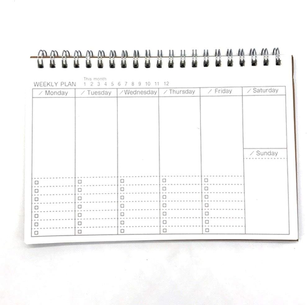 Classic Notebooks Calendar Diary Planner Notepad, Check List Daily