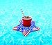 BigMouth Inc Inflatable Drink Holder for Pool - Floating Cup Holder for Hot Tub & Water - Fun Outdoor Beverage Float - Patriotic Stars