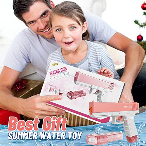 Electric Water Guns Reach up to 38FT Automatic Squirt Gun 80CC+80CC