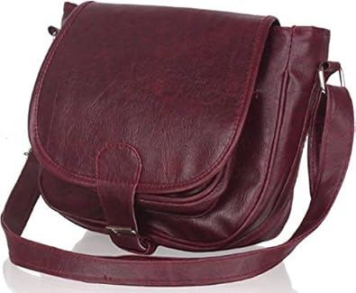 Bizarre Vogue Stylish Party wear Sling bags for Girls (Maroon, BV1114)