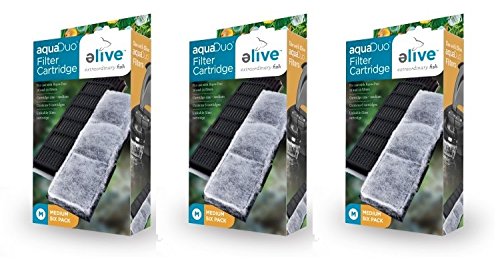 Elive Aqua-Duo Filter Cartridges - 18 Pack (3 Packages with 6 Filters per Package)