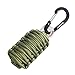 Gonex Survival Grenade Keychain Emergency Survival Kit, 550 Paracord Grenade with Carabiner, Eye Knife, Fire Starter, Fishing Tool for Camping, Hiking, Hunting, Travel