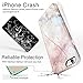 AknaCase Case Compatible with iPhone 6 Plus & 6s Plus Marble, Akna Glamour Series Flexible Hard TPU Cover (#38-U.S)