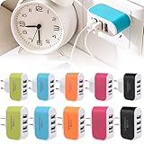 Evelove 3-Port USB Wall Home Travel AC Charger Adapter for Phone US Plu Wall Chargers