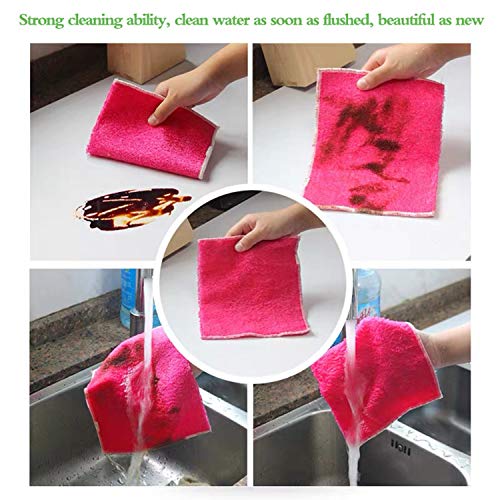 Ls-opTImal-Bamboo-Dish-Cloths-Kitchen-WipesColor-Rags-5-Packs-Washable-Reusable-Absorbent-Sustainable-Durable-Dish-Rags-Replace-Your-Sponge7-x-9-in100-Bamboo-Fiber